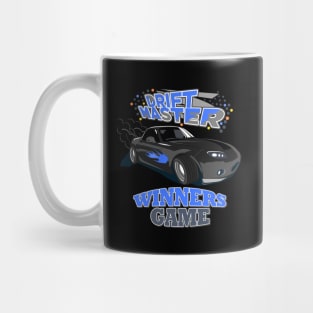 Drift Master Black Car design Mug